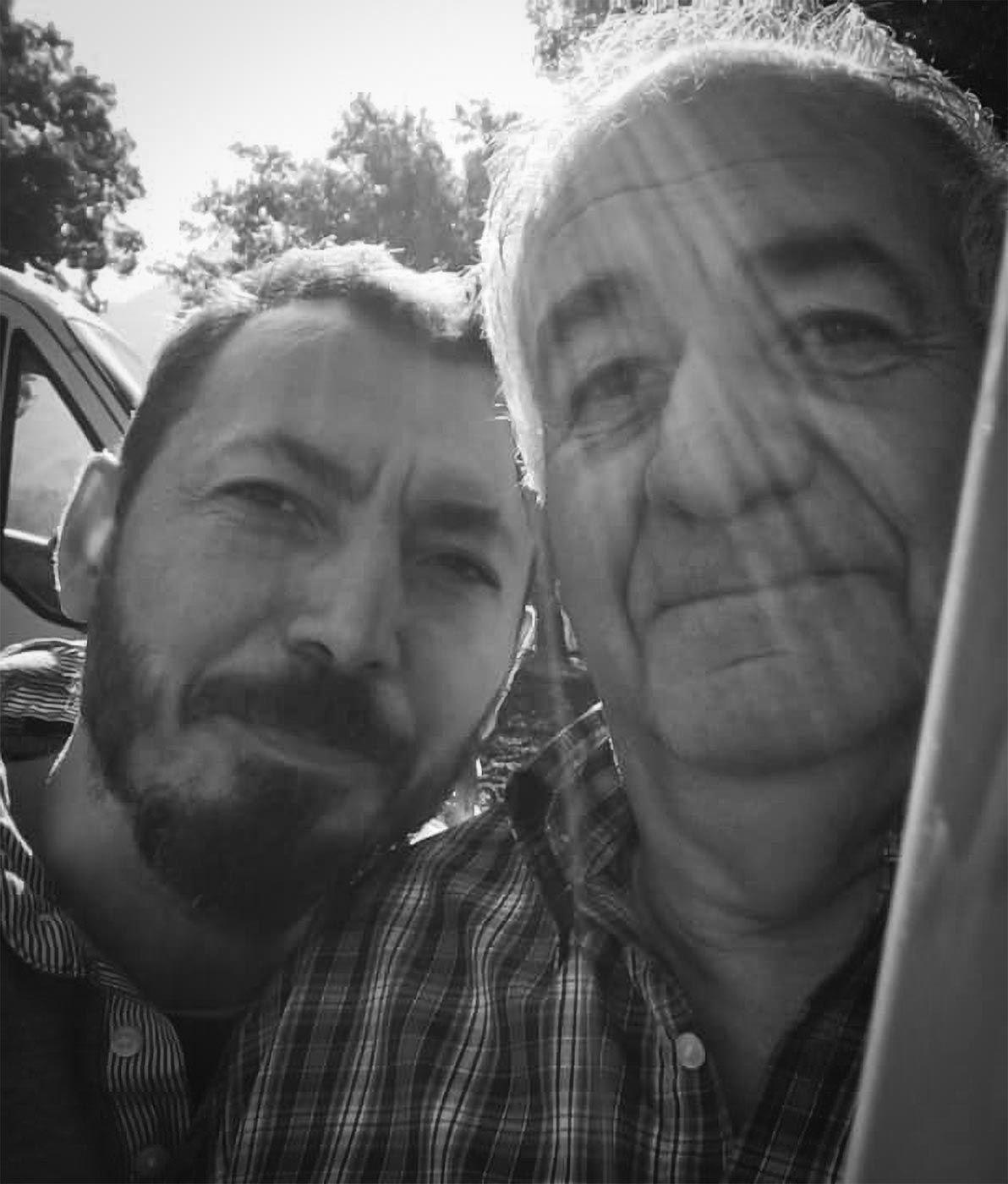 RiccardoSabatini-con-padreBN